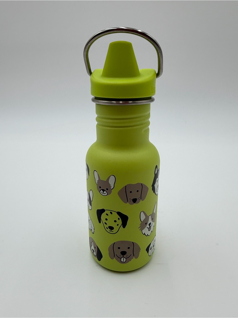 NWOT Klean Kanteen Kid Classic Sippy Water Bottle in the "Dogs" design